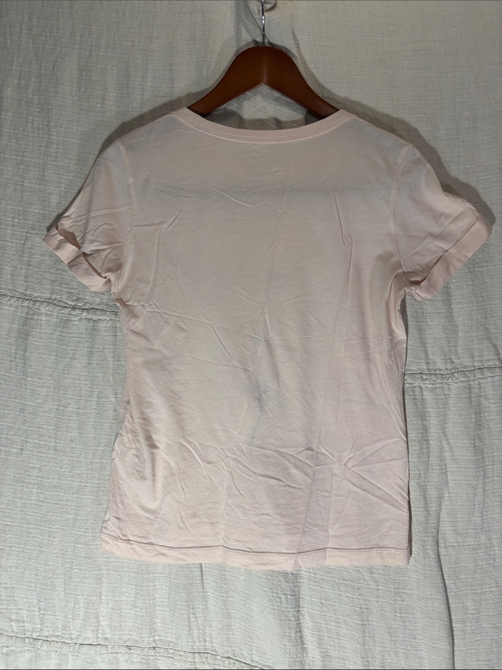 kate spade Broome Street “Oh hello” Embellished Camel Tee Pink XXS Like New - Picture 7 of 9